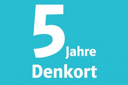 Logo "5 Jahre Denkort"