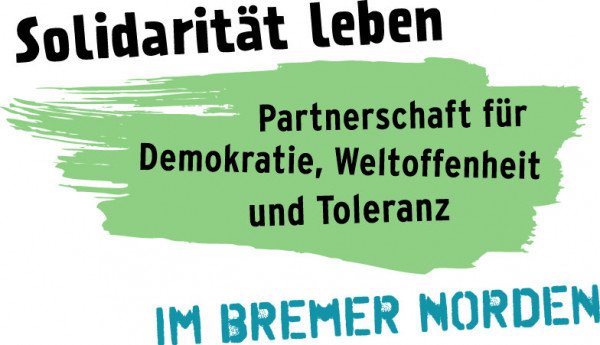 Logo Solidarität leben, Partnerschaft für Demokratie, Weltoffenheit und Toleranz im Bremer Norden